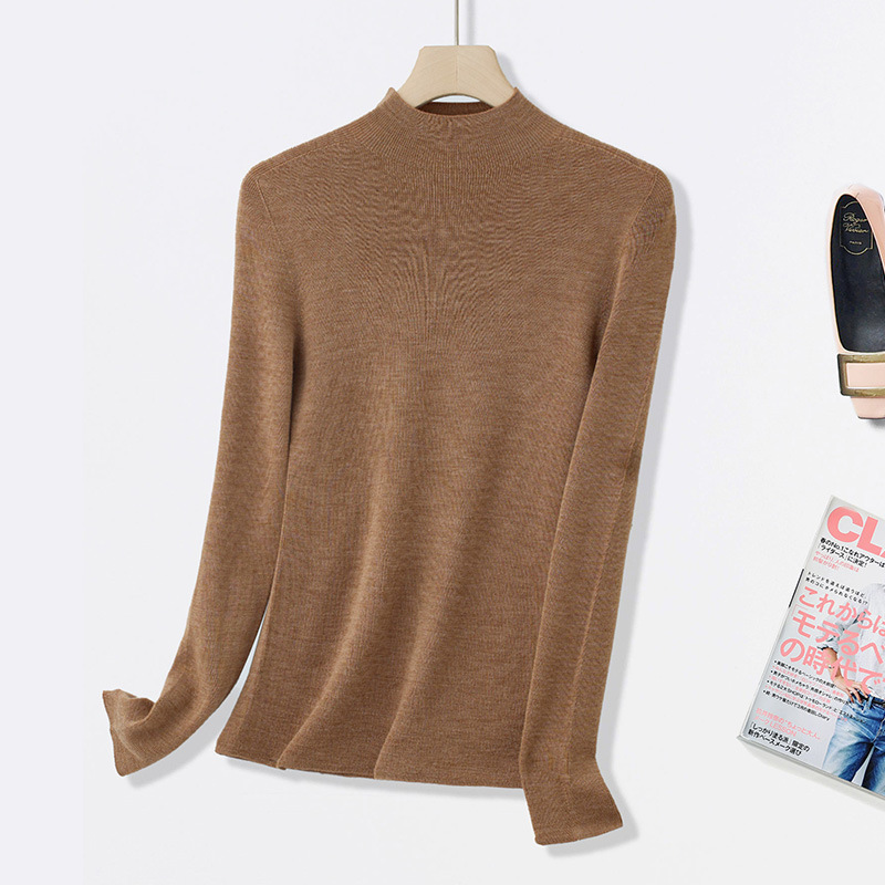 Medium yellow camel (half turtleneck)