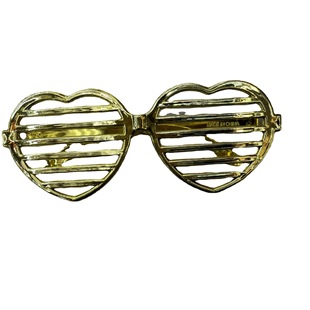 Factory Electroplated Shutters Peach Heart Glasses Performance Ball Party Supplies Chaoster Shutters Glasses Pie