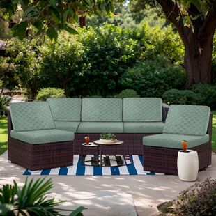 Cross-Border Summer Sofa Cushion Sofa Cover Sofa Cover Outdoor Waterproof Sofa Cushion Cover Pet Anti-Scratch and Urine-Proof