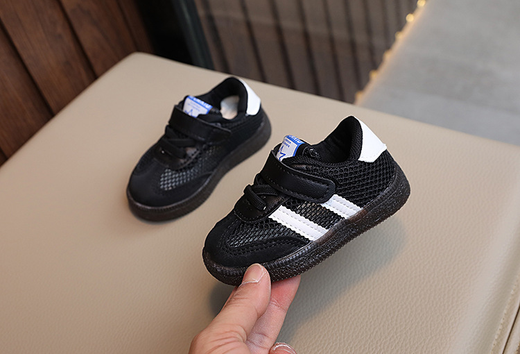 Atmungsaktive Kindersneaker Mit Klettverschluss Und Meshsohle_voghion.com