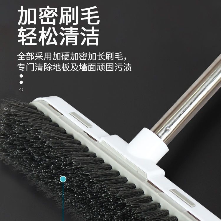 新款卫生间地板刷清理浴室厨房扫头发长柄硬毛洗地清洁瓷砖缝隙|undefined