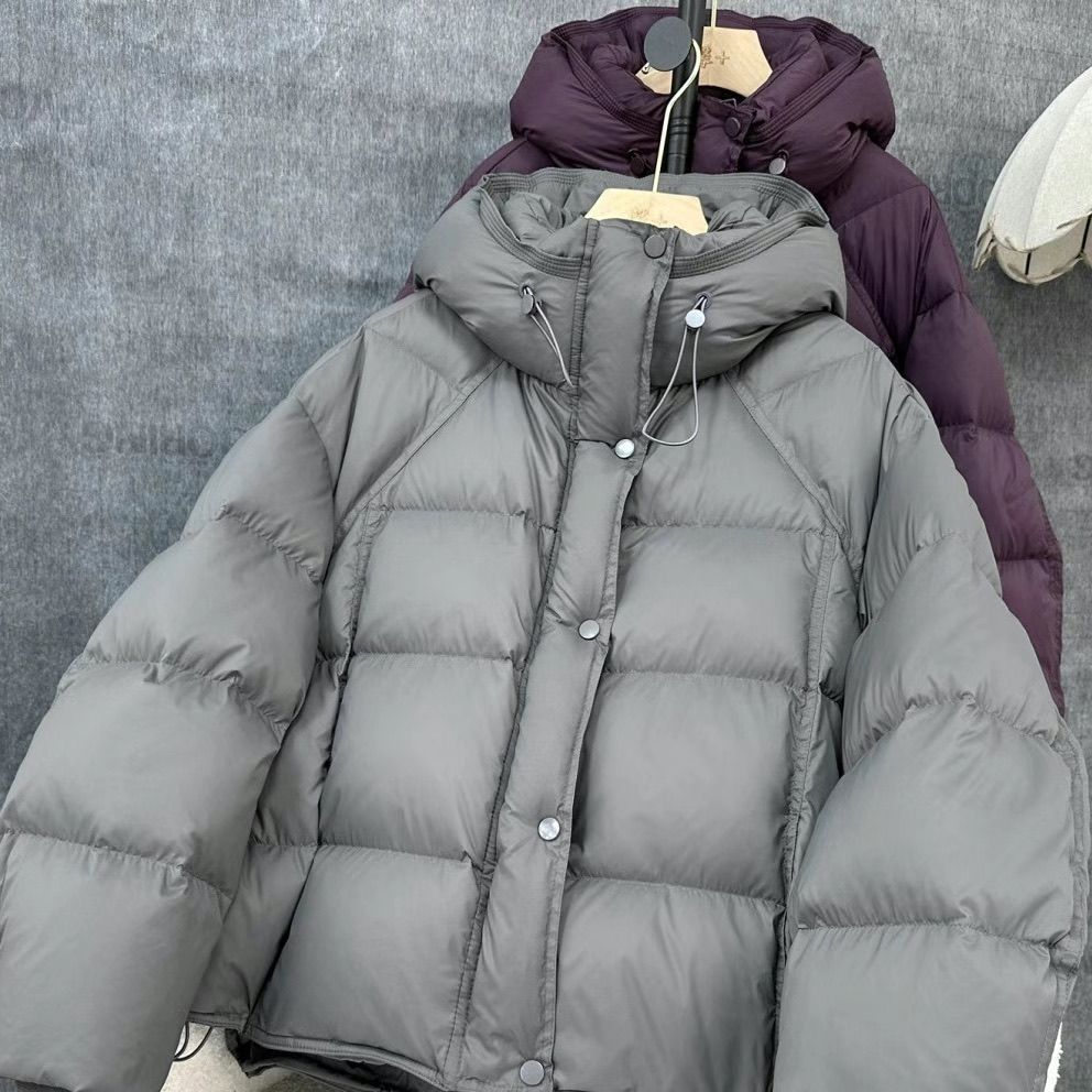 Goose down Jacket Soft Puff 90 Goose down Classy down Jacket Women's Short New Loose Thickeneded Bread Jacket