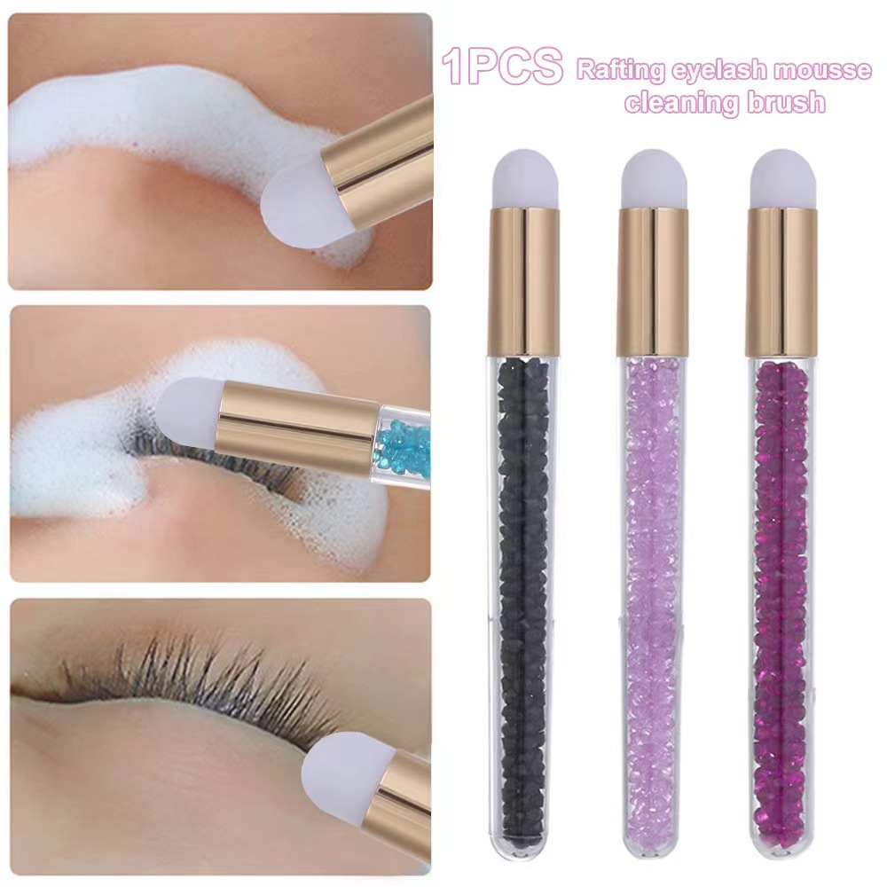 Cepillo de mousse de pestañas transfronterizo cepillo de labios multifuncional cepillo de lápiz labial limpieza nariz sombra cepillo de maquillaje belleza herramientas de belleza