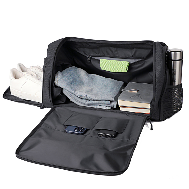 Bolsa de ejercicios transfronterizos separación seca y húmeda bolsa de ejercicios de yoga de alta capacidad bolsa de viaje de alta calidad bolsa de ejercicios