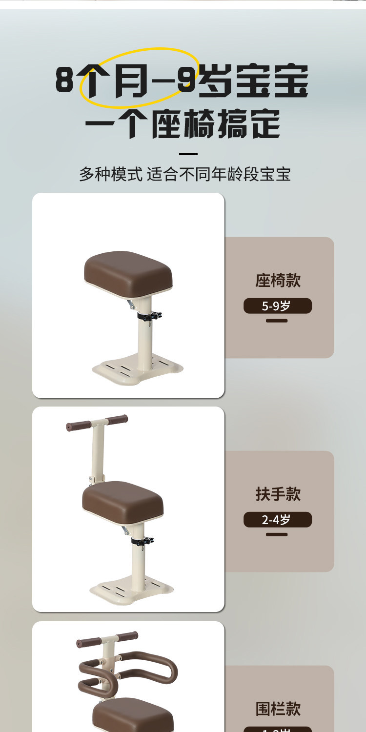 Suitable for the front-mounted child seat of electric vehicles, applicable to Yadea, Aima, Tailing, and Luyuan electric scooters for children and babies