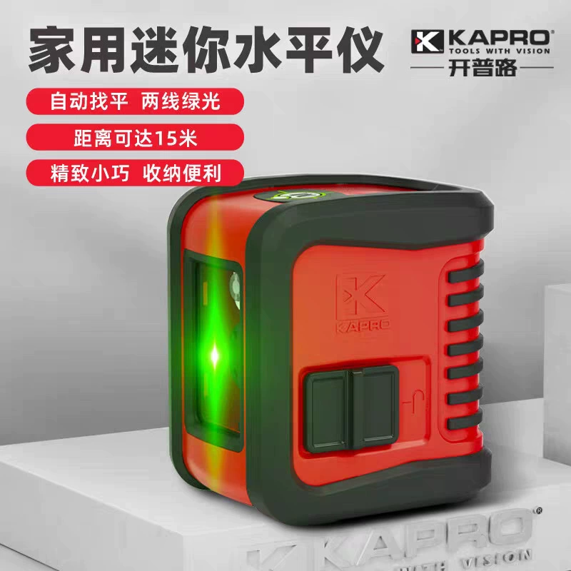 KAPRO Кейп 843G Осьминог кронштейн лазерный уровень зеленый световой крест 2 линии мини-шнур