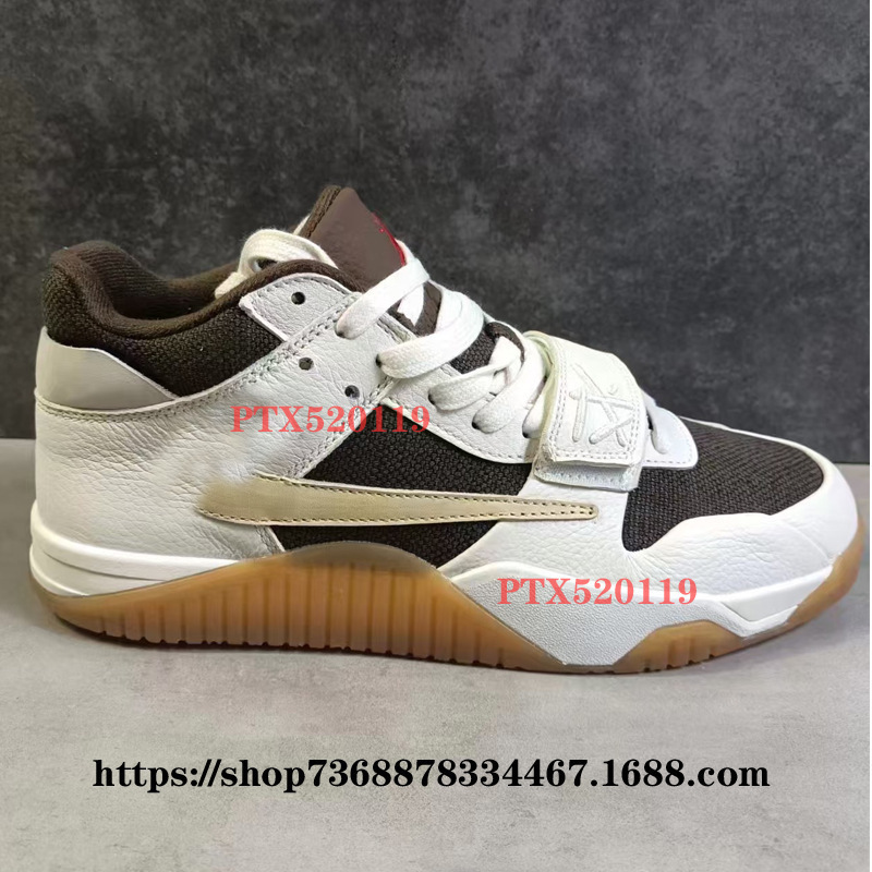 Putian Shoes Pure Original Cut the Check X Travis Scott Collaboration Men's and Women's Basketball Shoes Aj Reverse Hook