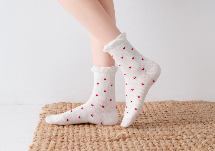 casual new printed pile socks NSFN39920