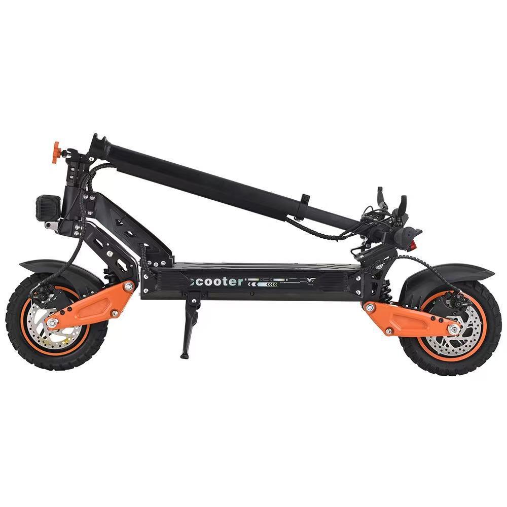 New Cross-Border 11inch Off-Road Electric Scooter with Lithium Battery, Foldable Electric Vehicle for Driving and Commuting, Two-Wheeled Electric Bike
