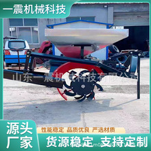 开沟施肥回填一体机四轮后置撒肥机牵引式上肥机