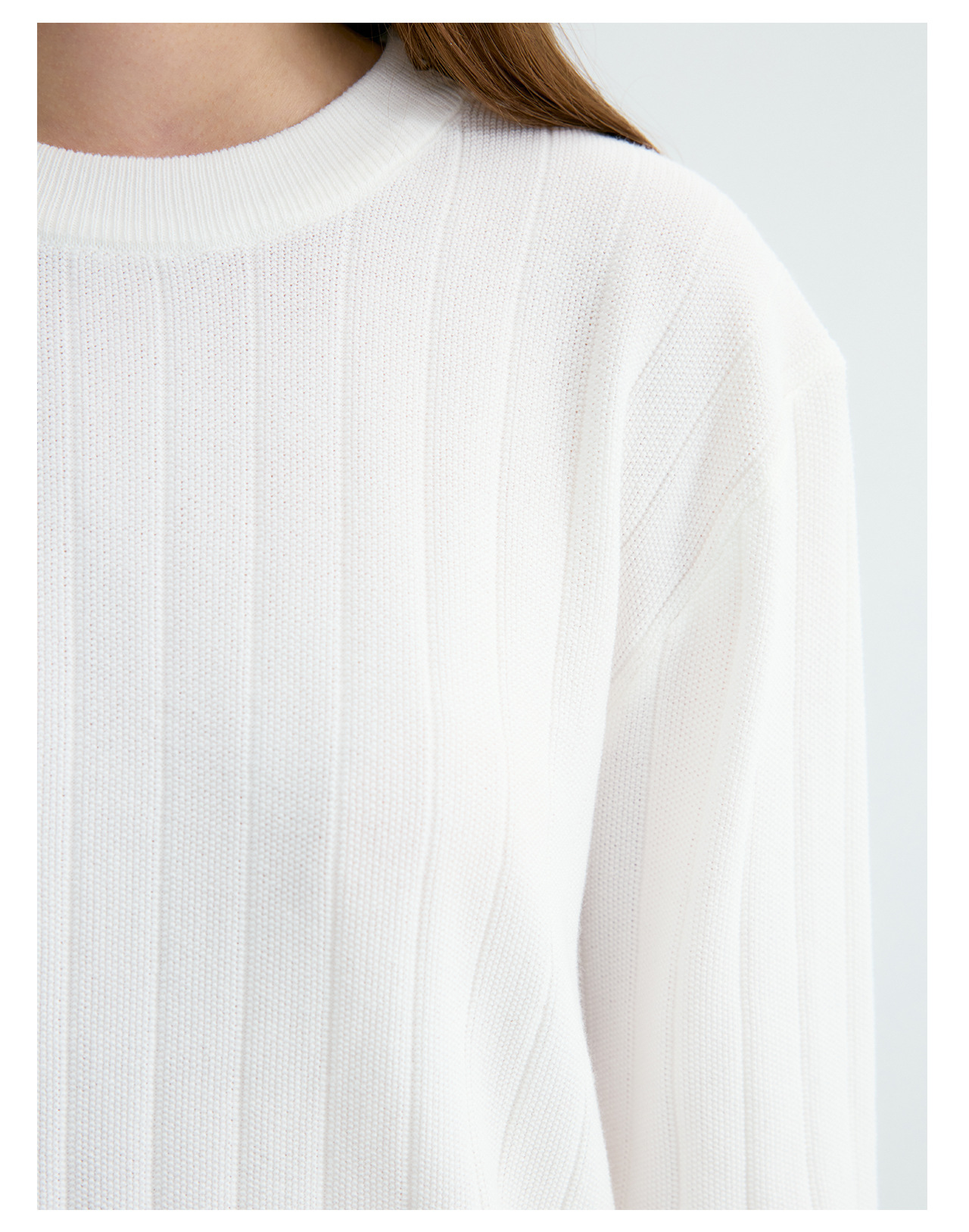 UNF 250g Loose Crew Neck Knit Sweater