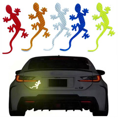 Reflected Wall Gecko Car Sticker 3D Stereo Sticker Protective Creative Car Rear Decal Gecko Decoration Vehicle Modification Decal Sticker