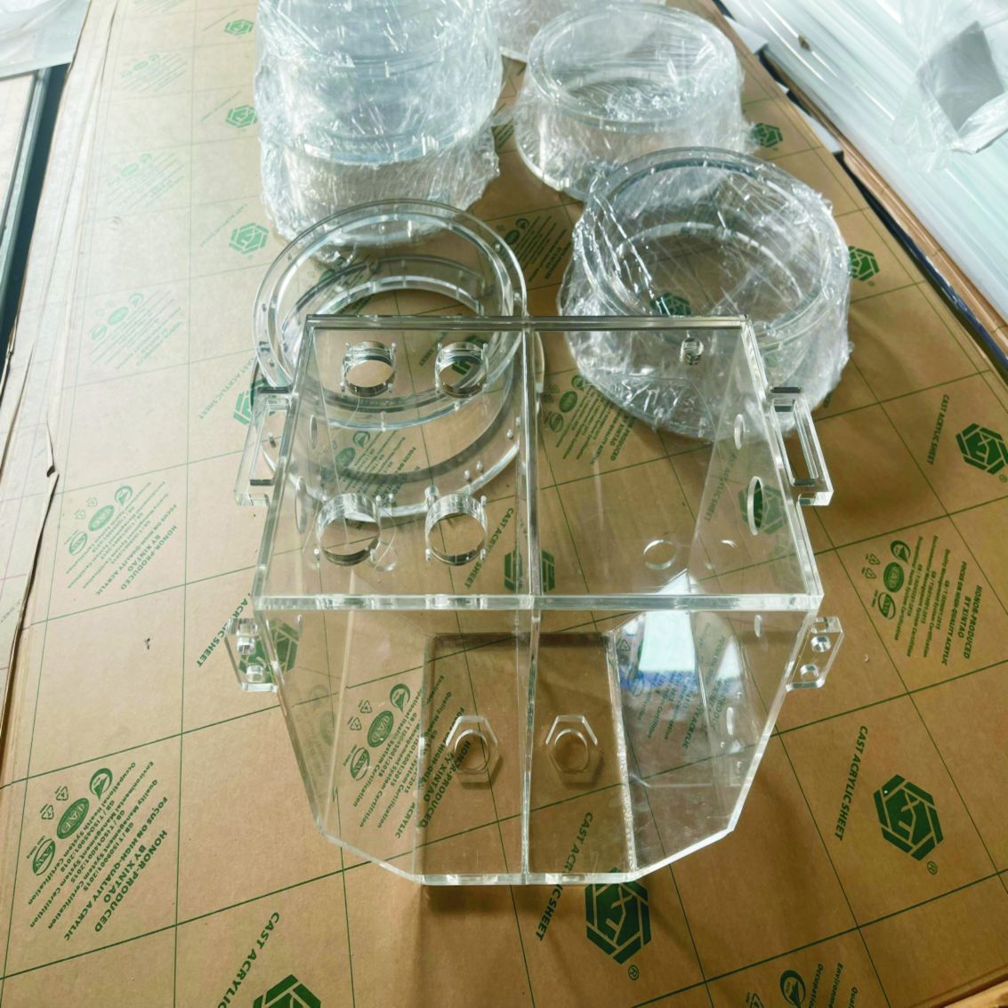 武汉亚克力有机玻璃板管棒定制作加工源头厂家可来图按需定做