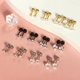 耳环;耳钉;耳坠