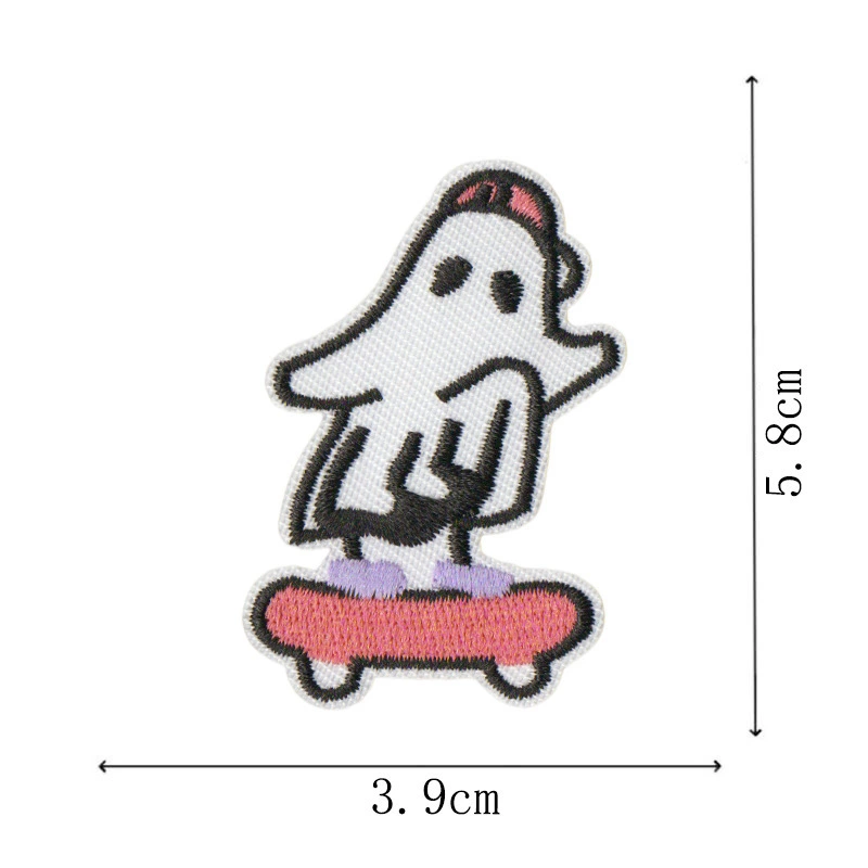 Cute ghost cartoon mobile phone, with embroidery, halloween