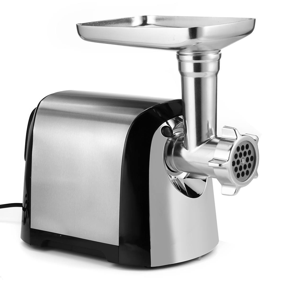 Picadora de carne eléctrica doméstica transfronteriza Máquina automática de llenado de salchichas de acero inoxidable Picadora de carne Máquina de relleno de carne Máquina de cocción de trituración