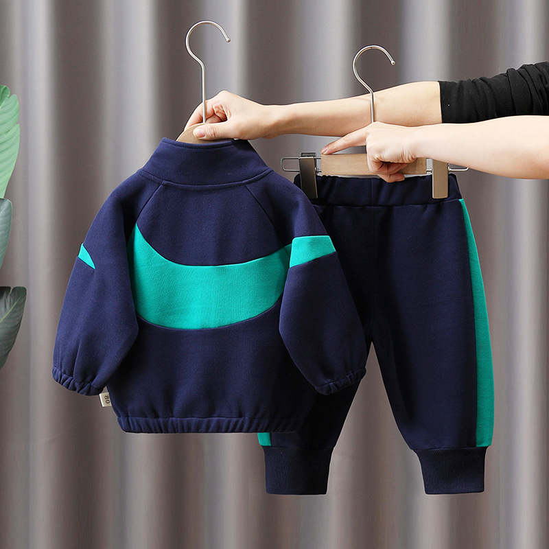 Sports Two Piece Handsome 1-13 Year Old Boys Spring and Autumn Set Fashionable Clothes Baby Children's Clothing_voghion.com
