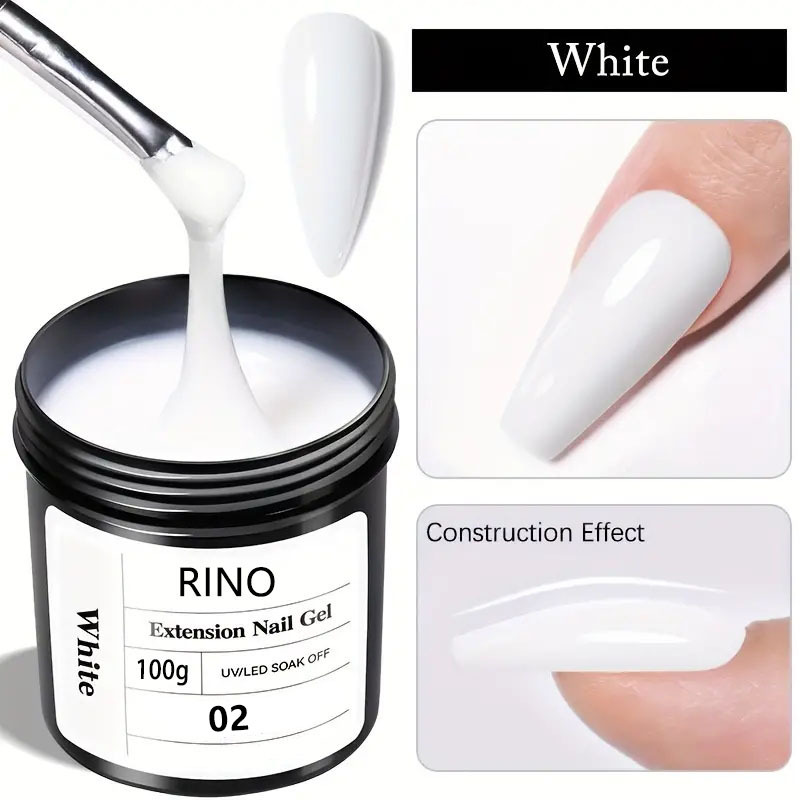 무통 손톱 연장 젤-02 화이트 100g