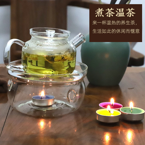 2/4 hour tealight hotel proposal confession birthday scented candle thermal insulation heating tea small candle light wholesale