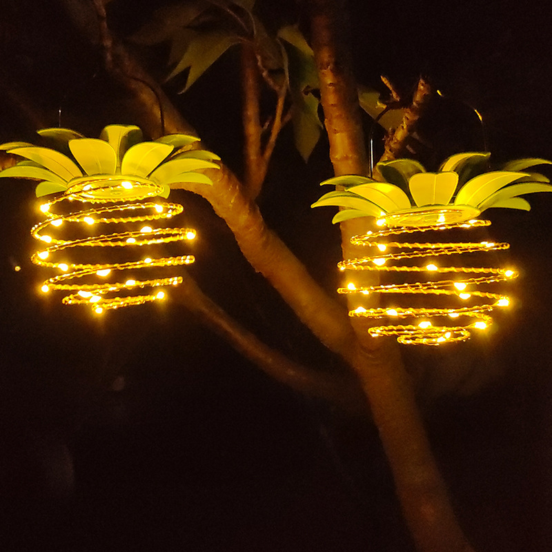 Solar lamp outdoor courtyard decoration popular Pineapple lamp hanging lamp waterproof household Lantern Factory Direct Sales Solar lamp outdoor courtyard decoration popular Pineapple lamp hanging lamp waterproof household Lantern Factory Direct Sales