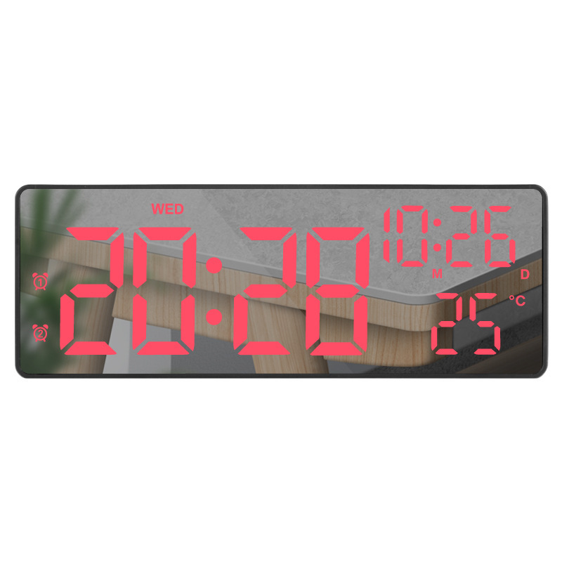 블랙 쉘 미러 레드 라이트