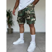P 37721 Men's Camo Cargo Shorts ��ʿ�Բʹ�װ��羳����ͨ