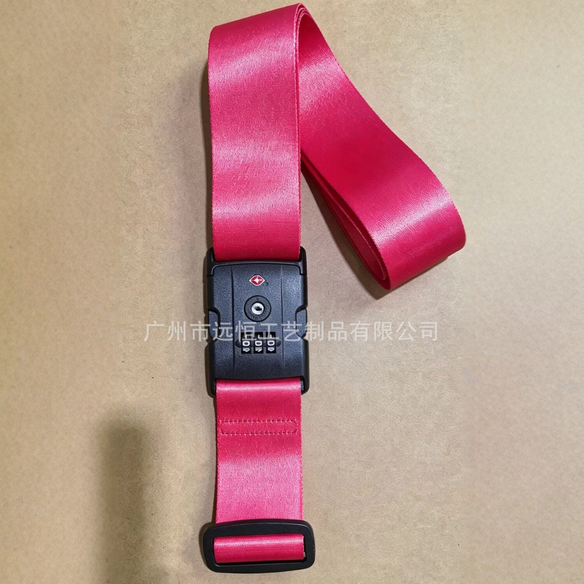 TSA password lock luggage strap, cartoon pattern thickened nylon suitcase strap, anti-theft fixed strap for checked luggage