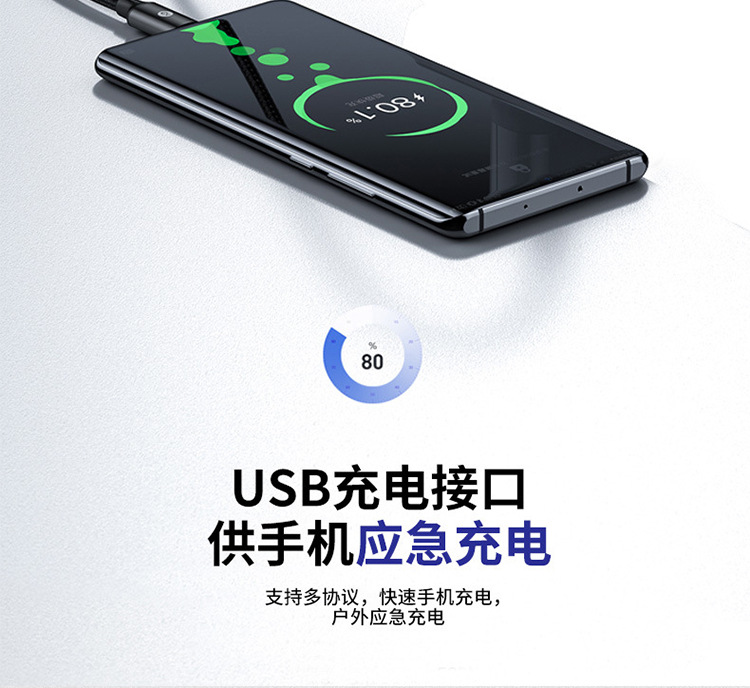 太阳能飞碟灯LED球泡灯户外夜市摆地摊灯露营灯帐篷照明灯泡批发 pic 50