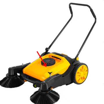 Limpieza de lavadora de suelo general sin potencia de lavadora de suelo industrial empujada a mano