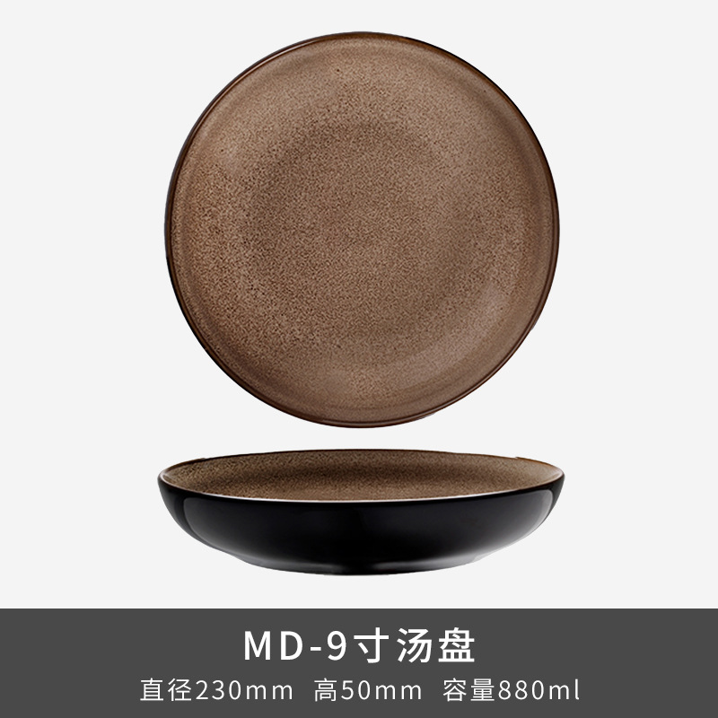 Transfronterizos LZ LICang cerámica cubiertos de ensalada de frutas de lujo ligero platos de arroz tazas de té caseras