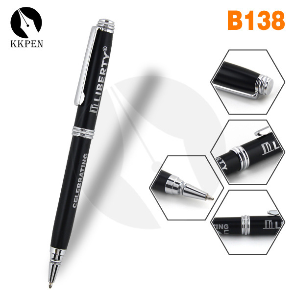 跨境货源金属圆珠笔工厂商务礼品笔企业礼品广告笔LOGO