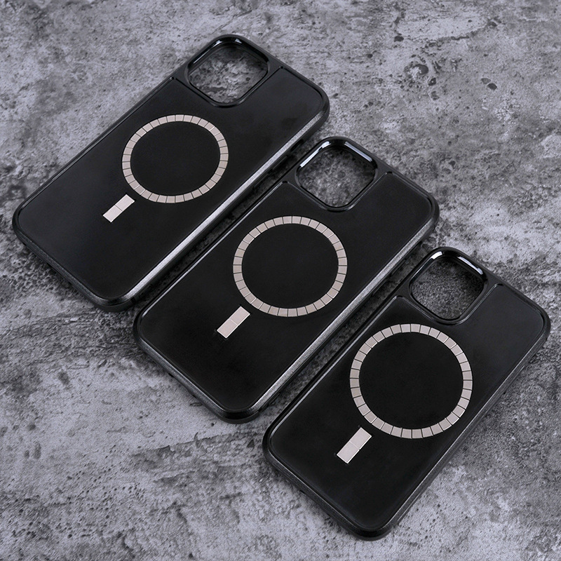 Suitable for iPhone14Promax skin magnetic material Apple 13 two-in-one magsafe groove protective cover Suitable for iPhone14Promax skin magnetic material Apple 13 two-in-one magsafe groove protective cover