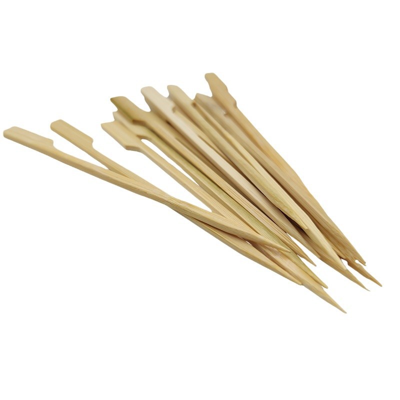 Fábrica de pinchos de hierro desechables Guandong hervida picante pinchos calientes barbacoa palo azúcar Calabaza palo de bambú palo de fruta