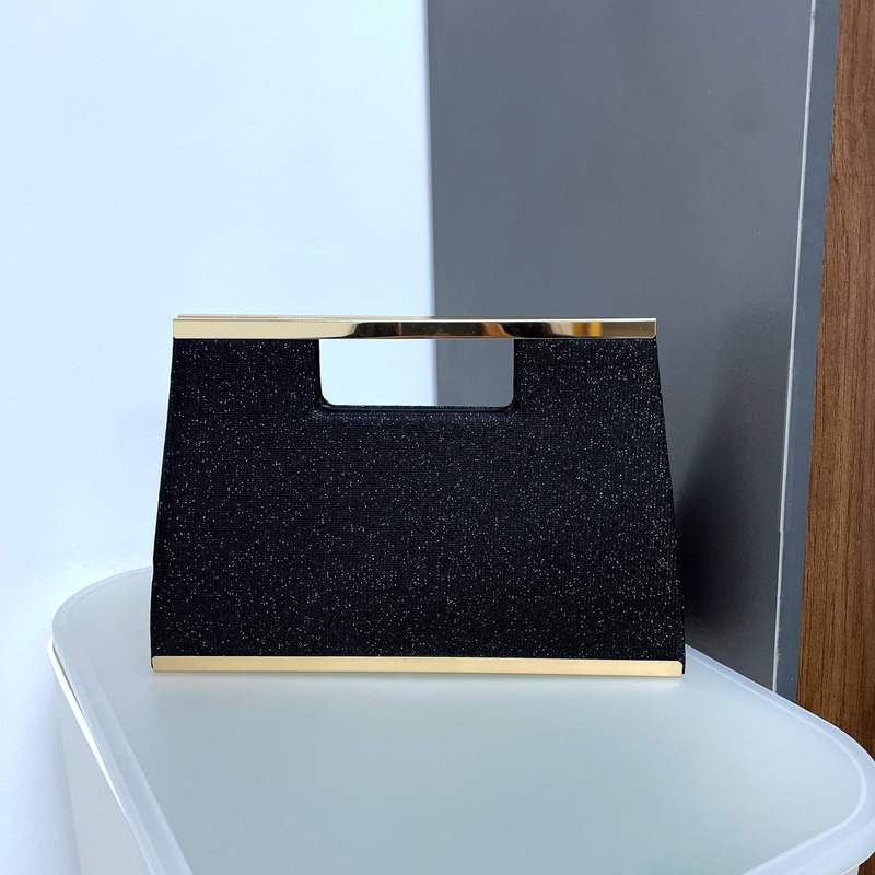 Portable Small Square Bag Shining Dinner Clutch Bag Women's Banquet Bag Cheongsam Dress Bag KTV Princess Bag clutch