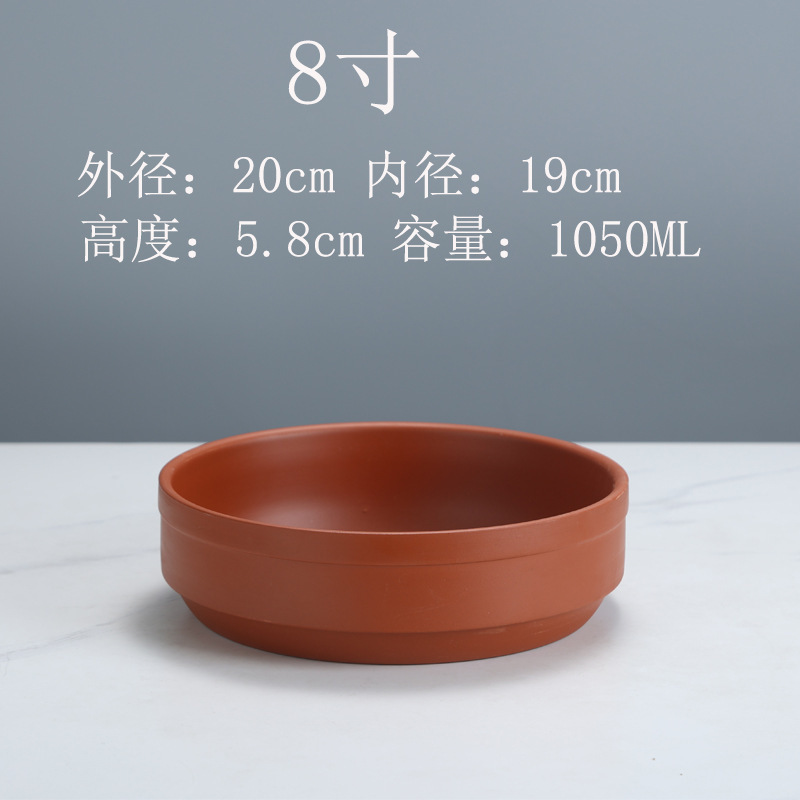 湘菜碗蒸饭碗土陶蒸笼饭碗饭店专用钵仔碗陶瓷饭钵蒸菜碗蒸饭土碗|undefined