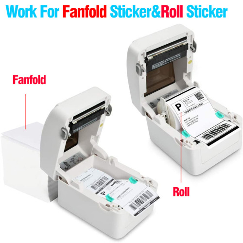 CoreTech XP-420B Thermal Barcode Label Printer Courier Shipping Label Machine Dual-Station Electronic Label Printer