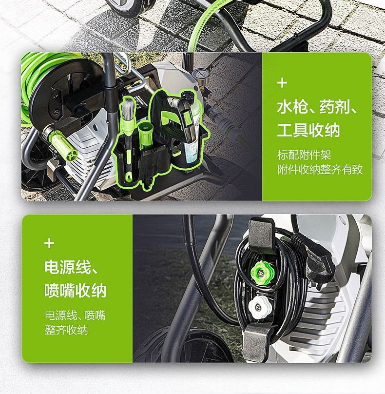 [725,000 People Have Collected This Brand] Lutian Snow Leopard 2000W Car Washing Machine P6Pro High-Power Induction Household Appliance