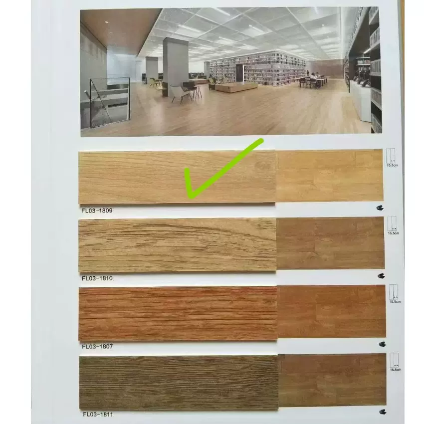 工厂促销木纹卷材PVC地板 防火防水防滑塑胶板 学校幼儿园办公室