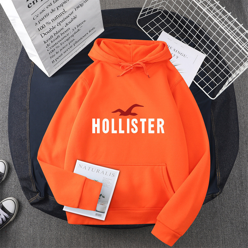 New Trendy Autumn and Winter Hollister Printed Casual Men's Round Neck Hooded Pullover Hip-Hop Hoodie New Trendy Autumn and Winter Hollister Printed Casual Men's Round Neck Hooded Pullover Hip-Hop Hoodie