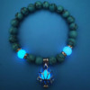 Turquoise jewelry for yoga, elastic beaded bracelet natural stone, European style