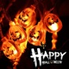 Cross border LED Acrylic crystal Pumpkins Halloween Decorative lamp courtyard party bar festival Hanging lamp