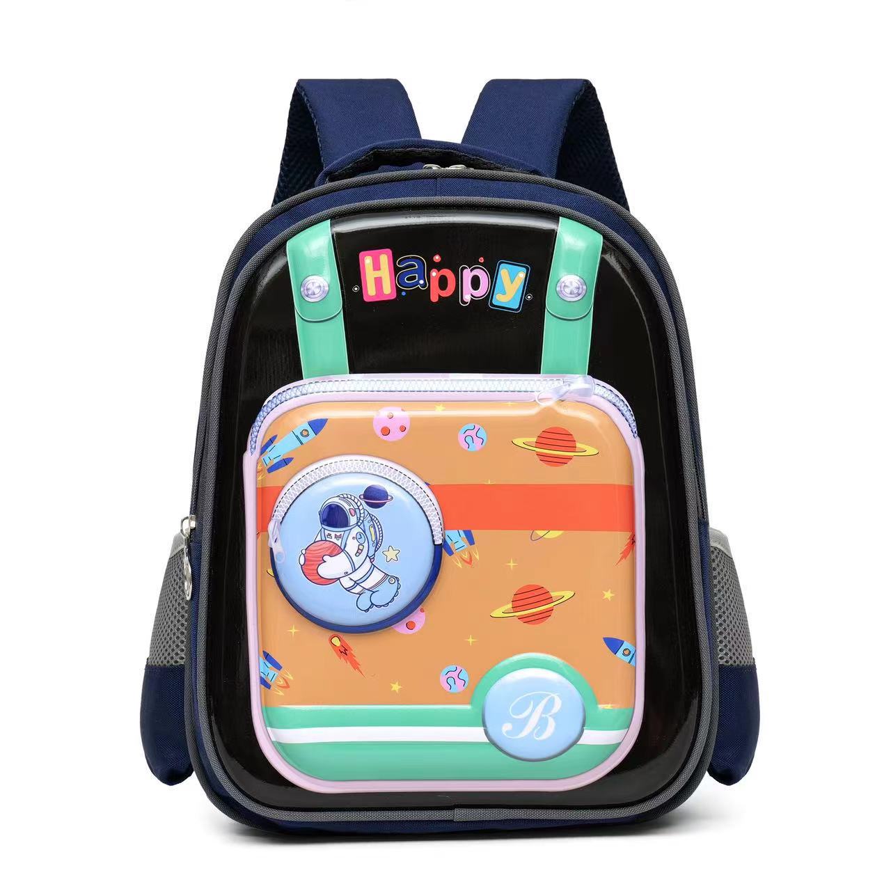 2025 nueva mochila linda para niños, reducción de la carga, mochila de escuela primaria de sexto grado, mochila de protección de la columna de dibujos animados al por mayor