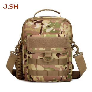 Junsheng New Multi-Functional Sports Outdoor Tactical Military Camouflage Satchel Camping Shoulder Crossbody Bag Cycling Travel