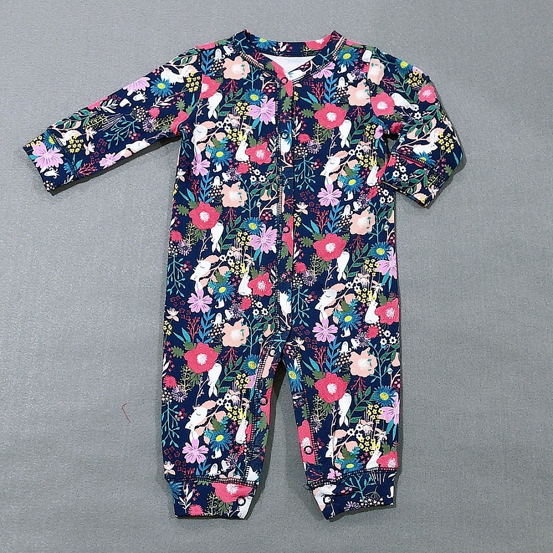 Comercio exterior orden original cuatro estaciones de larga escalada bebé mono transfronterizo puro algodón mameluco bebé mono