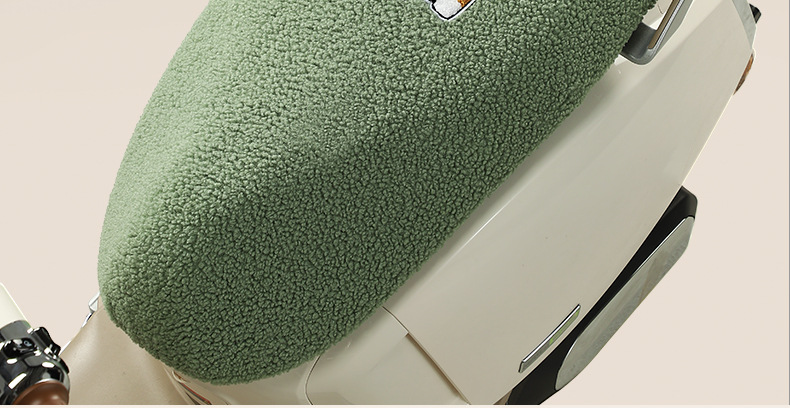 Suitable for Electric Vehicle Seat Cushion Cover, Thick Plush Autumn and Winter Warm and Comfortable Shock-Absorbing Cute High-Value Seat Cushion