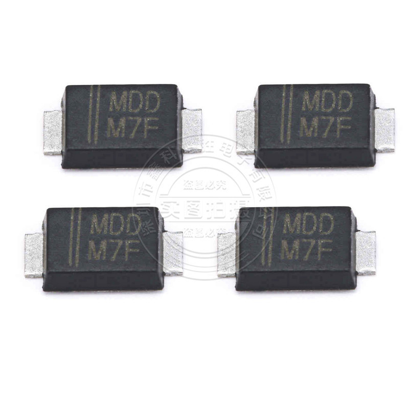 贴片整流二极管M7F SMAF封装 1A1000V超薄贴片1N4007F 1盘3000个