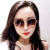 Fashionable sunglasses, sun protection cream, glasses, suitable for import, new collection, 2022, UF-protection, fitted, Korean style