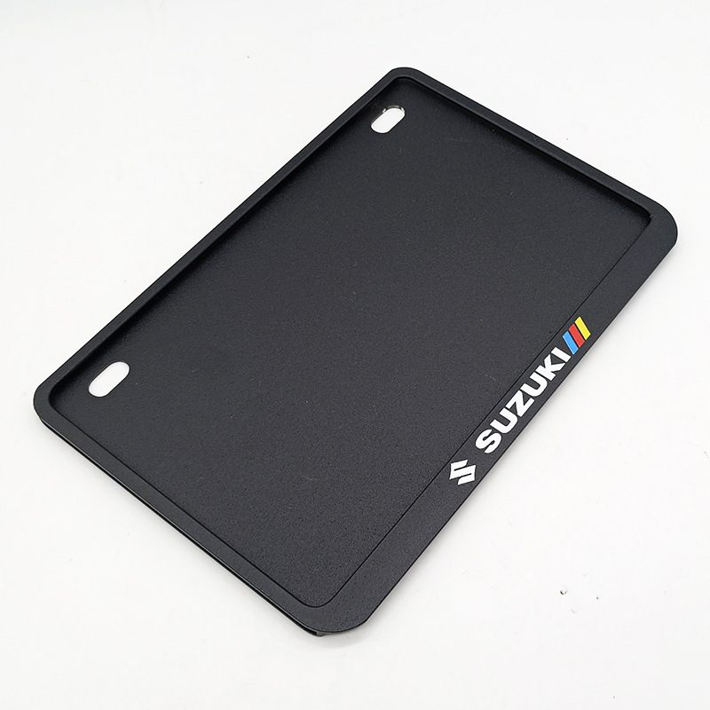 Motorcycle License Plate: Honda Nömrə qabı - suzuki-magnesium-alloy-side-entry-pure-black