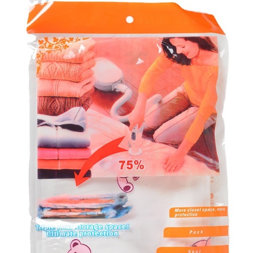 Moisture-proof vacuum compression bag explosion-proof thickened clothing storage bag quilt compression bag manual pumping portable storage bag