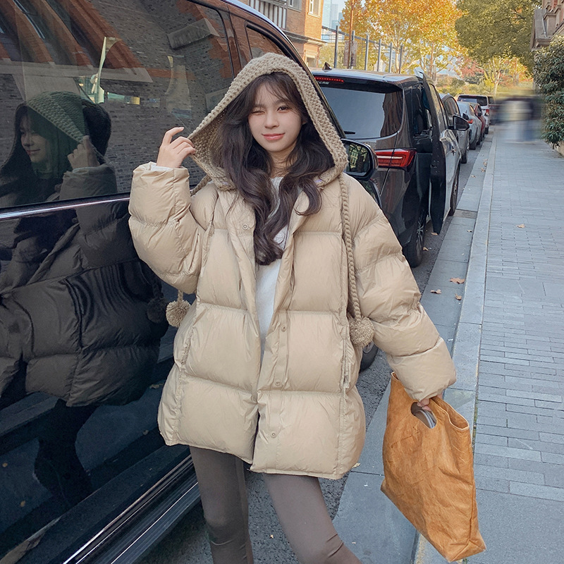 Winter detachable knitted dress